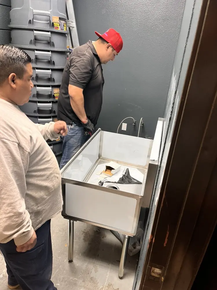 Commercial plumbing and sink installation in Indian Creek